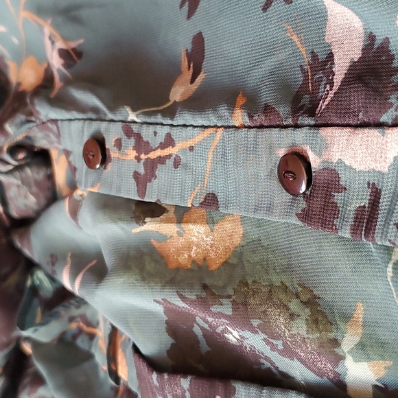 Sheer dana Buchman blouse - Picture 2 of 4